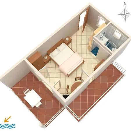 Apartments By The Sea Selce, Crikvenica - 4801 Lägenhet Selce
